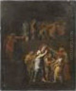 La Decollation De Saint Jean Baptiste by Charles Lebrun