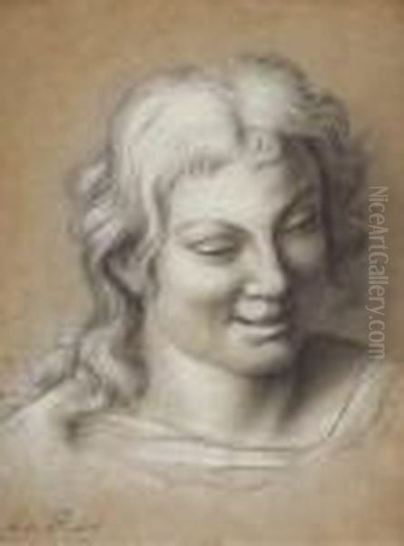 Tete De Jeune Homme Riant - view 1