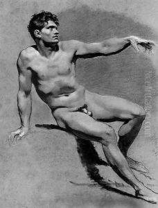 Male Nude by Pierre-Paul Prud'hon
