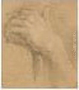 A Pair Of Studies Of Hands by Charles Lebrun