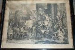 Il Est Dun Roy De Se Vaincresoi-meme by Charles Lebrun
