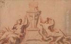 Design For A Pediment Decoration<</b>