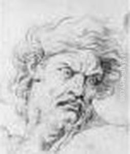 Etude De Tete D'expression: La Colere by Charles Lebrun