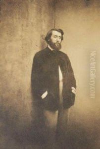 Portrait D'edmond Cotinet by Gustave Le Gray