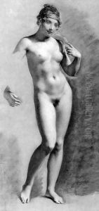 Standing Female Nude by Pierre-Paul Prud'hon