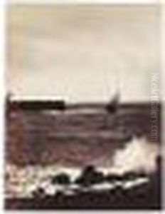 'la Vague Brisee [the Broken Wave] by Gustave Le Gray