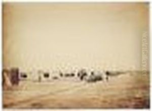The Emperor's Bivouac At The Camp De Chalons by Gustave Le Gray