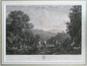 Chez Le Prince Della Pace by Claude Lorrain (Claude Gellee)