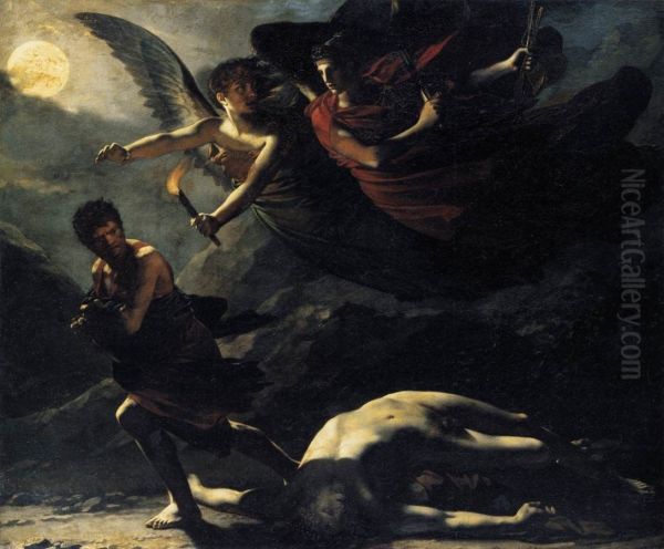 Study for "Justice and Divine Vengeance Pursuing Crime" by Pierre-Paul Prud'hon
