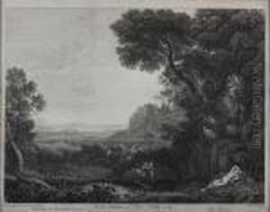 Landscape With Narcissus And Echo by Claude Lorrain (Claude Gellee)