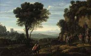 Landscape With David At The Cave Of Adullam