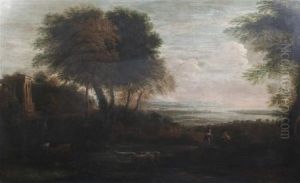 Cattle Drovers In A Landscape
