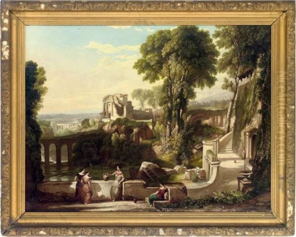 Figures In An Italian Capriccio - view 1