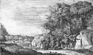 Die Flucht Nach Agypten by Claude Lorrain (Claude Gellee)