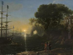 The Landing Of Aeneas In Latium