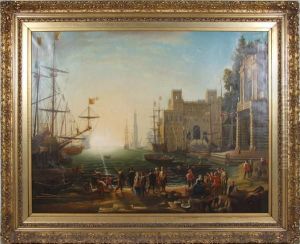 Seaport With Villa Medici