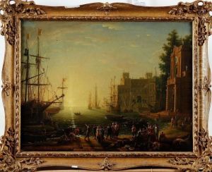 Port With Villa Medici