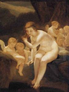 Venus Bathing c. 1810 by Pierre-Paul Prud'hon