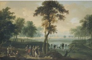Gesu Predica Agli Apostoli by Claude Lorrain (Claude Gellee)