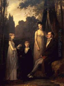 Rutger Jan Schimmelpenninck with his Wife and Children 1801-02 by Pierre-Paul Prud'hon