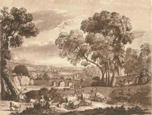 A Collection Of Landscapes After
 Pictures In The Collection Of The Duke Of Devonshire, Together With A 
Portrait Of Claude Lorrain by Claude Lorrain (Claude Gellee)