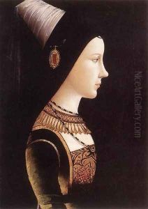 Mary of Burgundy c. 1490 by Michael Pacher