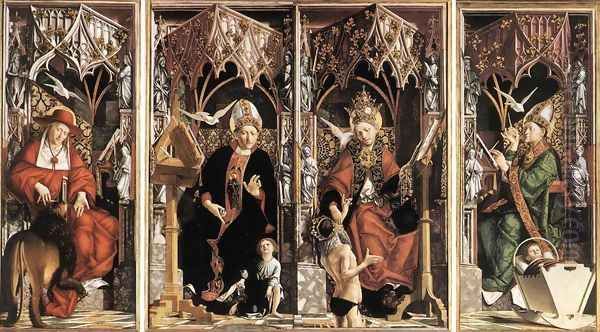 Altar Of The Four Latin Fathers (inner panels) - view 1