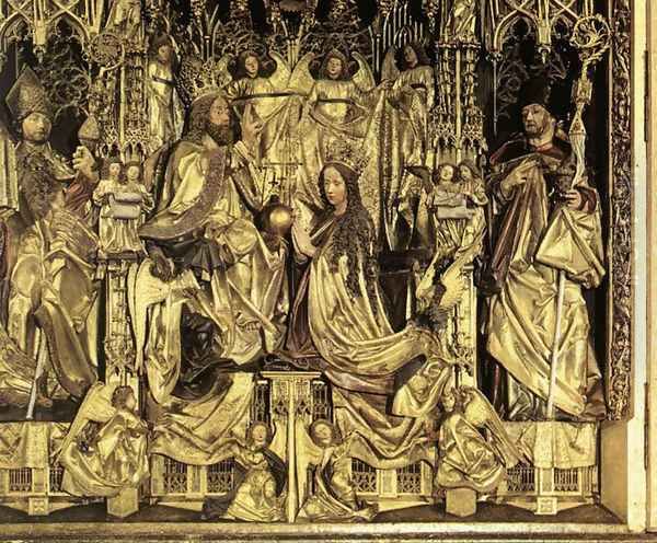 Coronation of the Virgin by Michael Pacher