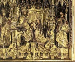 Coronation of the Virgin by Michael Pacher