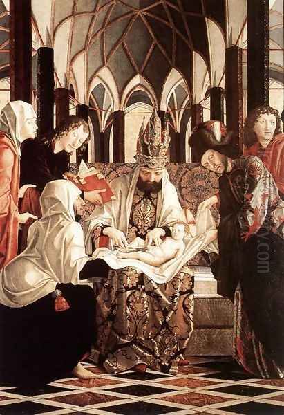 St Wolfgang Altarpiece- Circumcision 1479-81 - view 1
