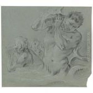 A River God by Francois Lemoine (see Lemoyne)