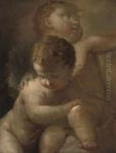Putti Disporting Putti Disporting