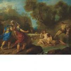Ila E Le Ninfe by Francois Lemoine (see Lemoyne)