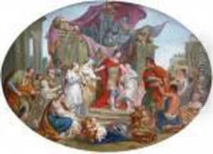 La Continence De Scipion by Francois Lemoine (see Lemoyne)