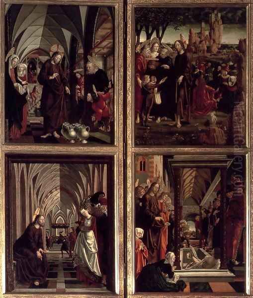 St Wolfgang Altarpiece Scenes from the Life of Christ 2 - view 1