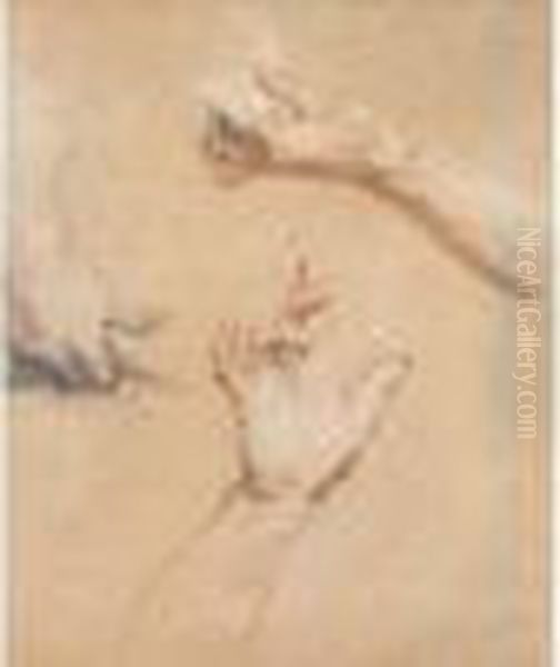 Trois Etudes De Mains Et D'avant Bras - view 1