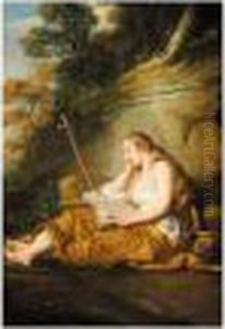 The Penitent Magdalene by Francois Lemoine (see Lemoyne)