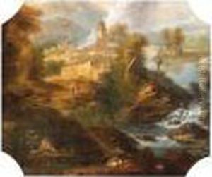 Paysage by Francois Lemoine (see Lemoyne)