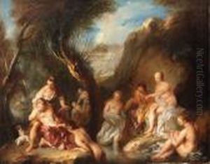 Diana And Callisto by Francois Lemoine (see Lemoyne)
