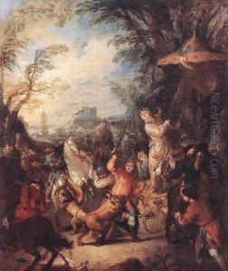 The Chinese Hunt 1736 by Jean-Baptiste Joseph Pater