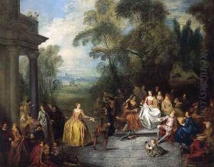 Fete Champetre by Jean-Baptiste Joseph Pater