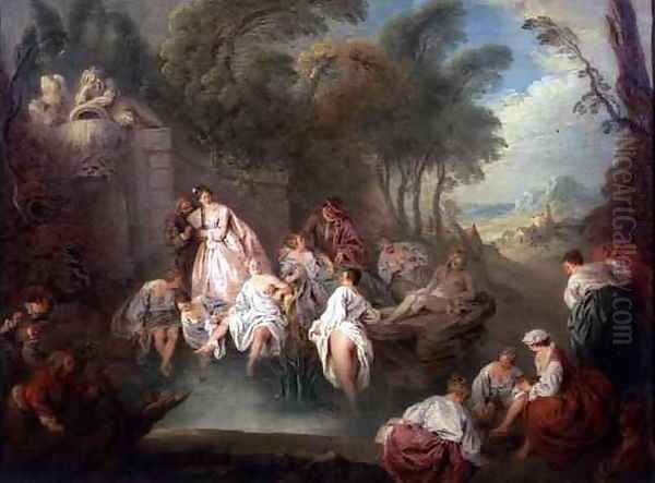 Bathing Party in a Park, 1730s - view 1