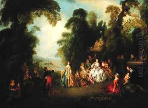 The Dance, c.1730 by Jean-Baptiste Joseph Pater