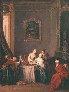 Le Desir de Plaire by Jean-Baptiste Joseph Pater
