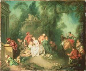The Swing 2 by Jean-Baptiste Joseph Pater