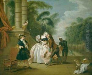 The Kiss by Jean-Baptiste Joseph Pater
