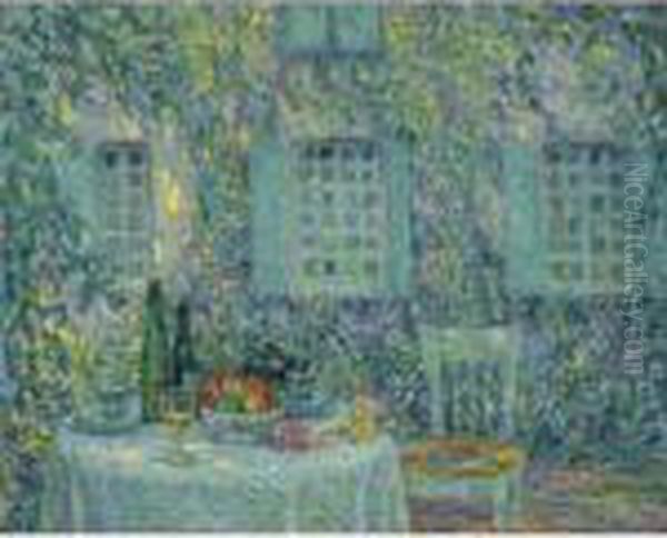 La Table. Soleil Dans Les Feuilles, Gerberoy - view 1