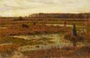 Bergeres Et Leur Troupeau, Marcilly Bergeres Et Leur Troupeau, Marcilly