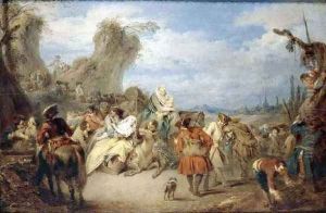 The March of the Troops by Jean-Baptiste Joseph Pater