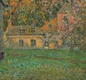 Les Arbres Fleuris by Henri Eugene Augustin Le Sidaner
